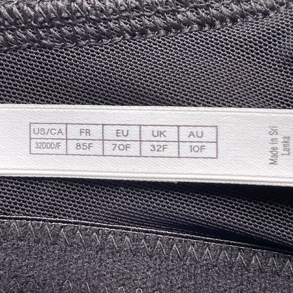 Le Mystere Lace Tisha Bra Black 32DDD/F NEW - Picture 8 of 11